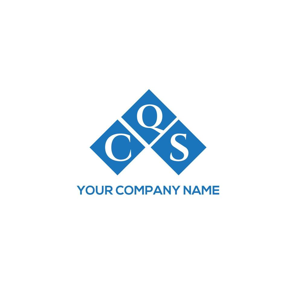 cqs creatieve initialen brief logo concept. cqs brief design.cqs brief logo ontwerp op witte achtergrond. cqs creatieve initialen brief logo concept. cqs brief ontwerp. vector