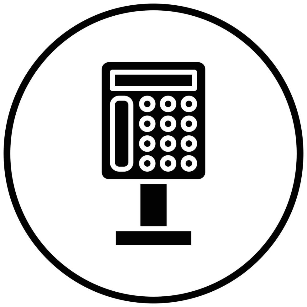 telefoonpictogram stijl vector