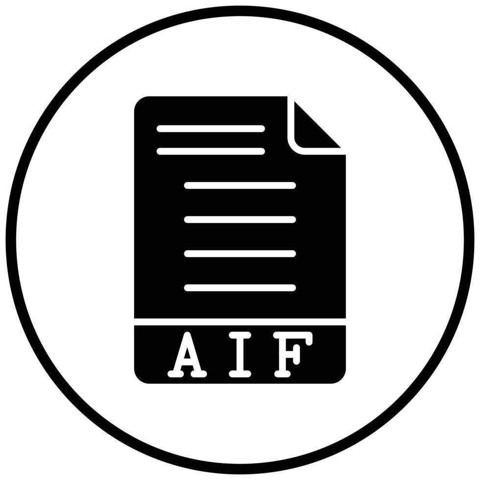 aif-pictogramstijl vector