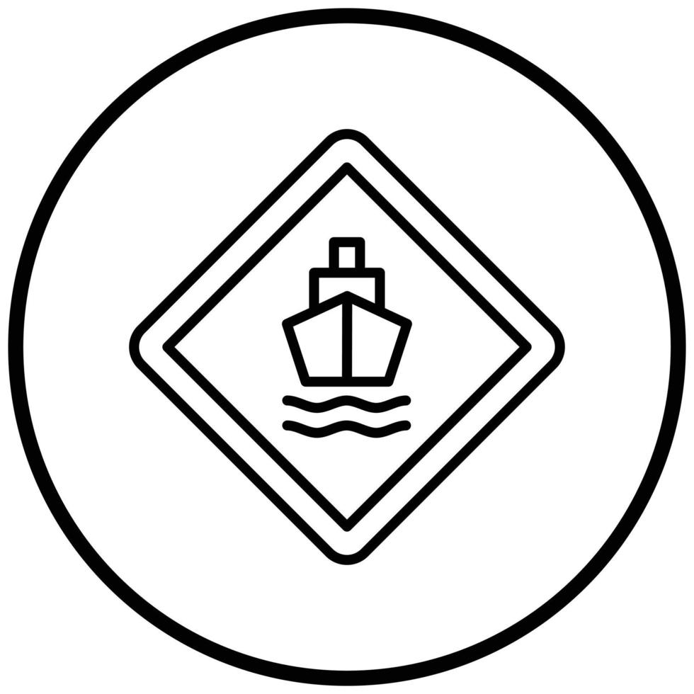 dock-pictogramstijl vector