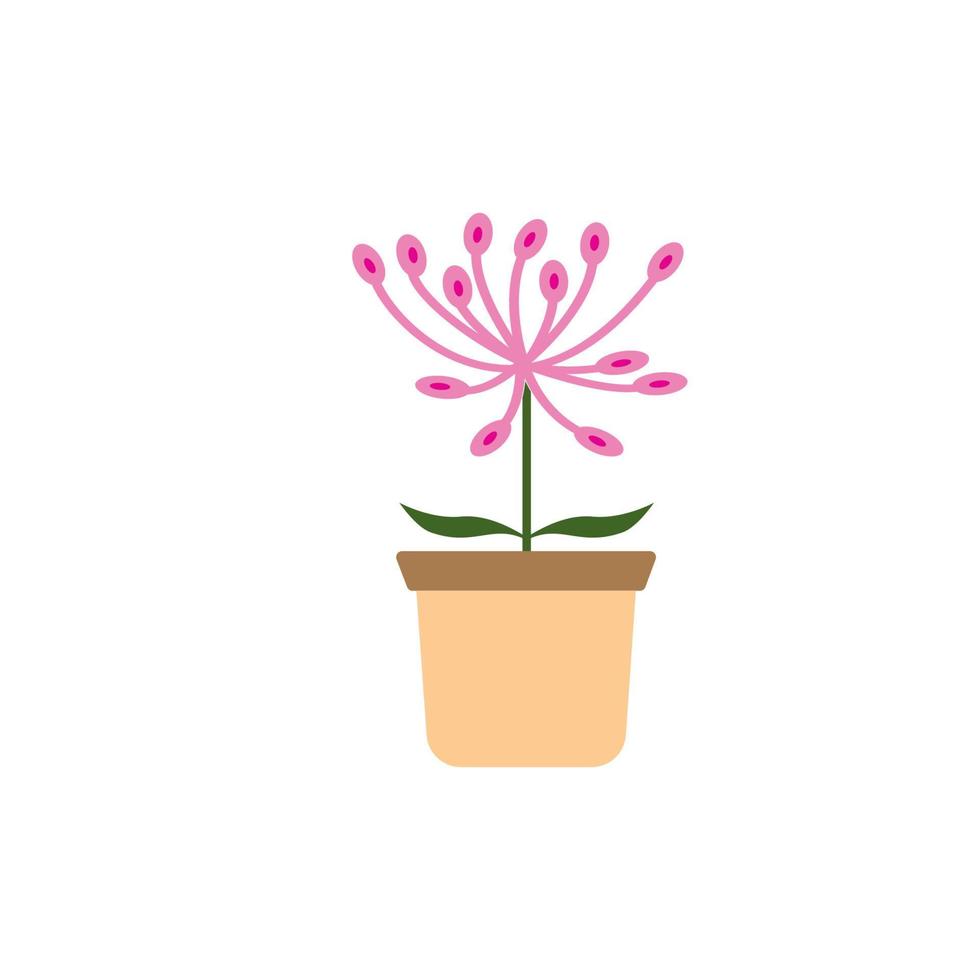 bloemenvaas logo vector