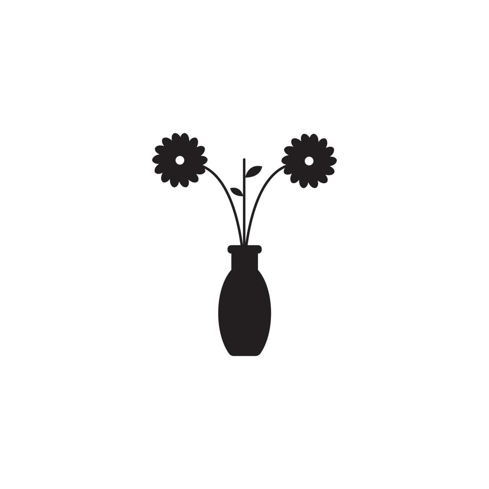 bloemenvaas logo vector