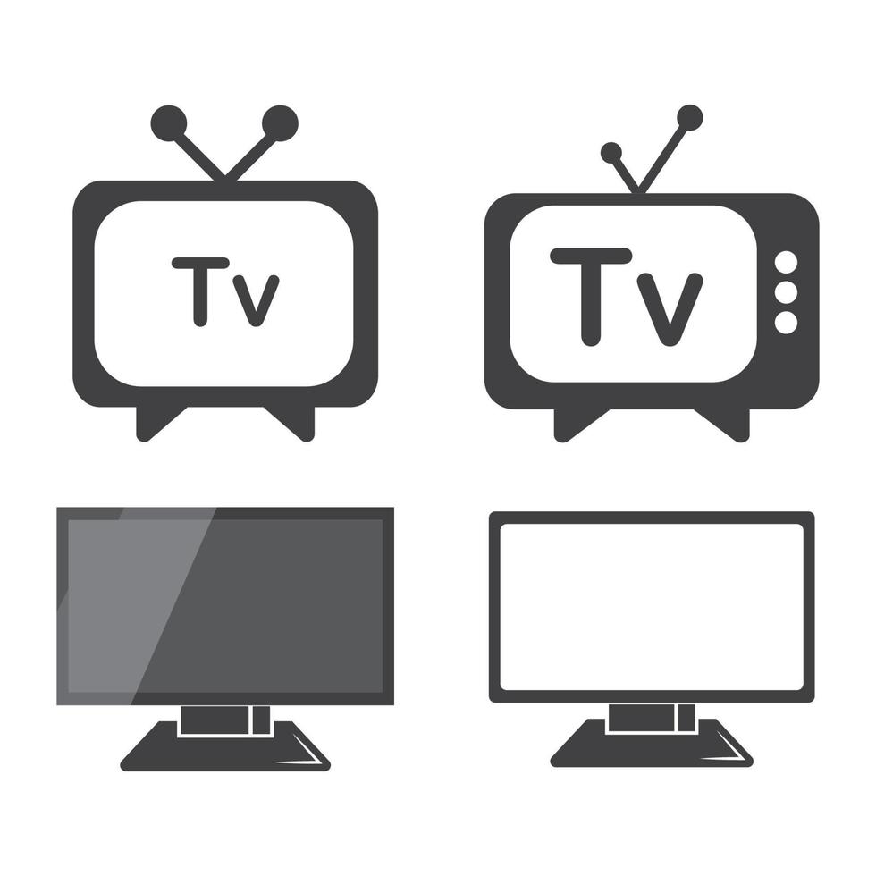 tv-logo ontwerp vector