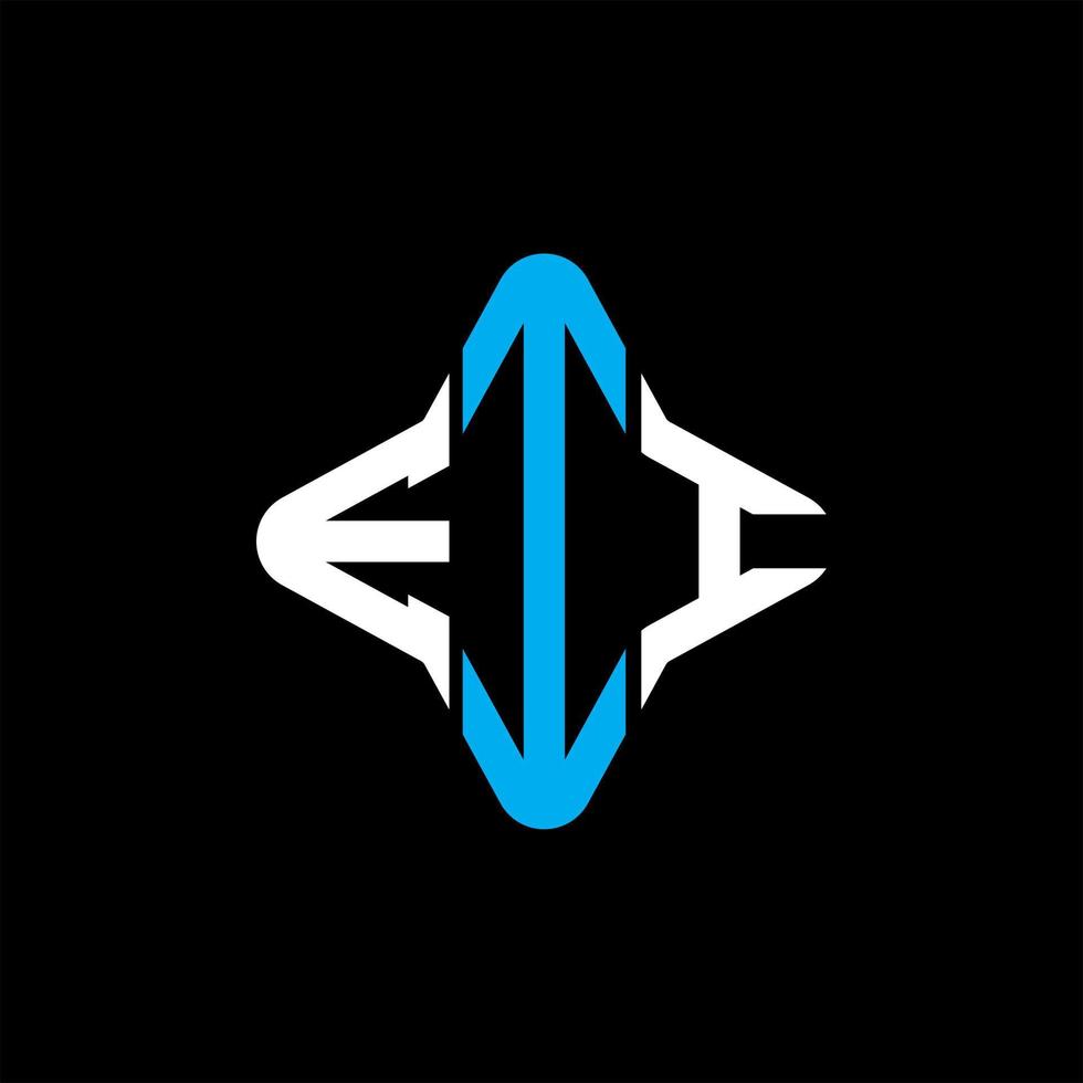 eii letter logo creatief ontwerp met vectorafbeelding vector