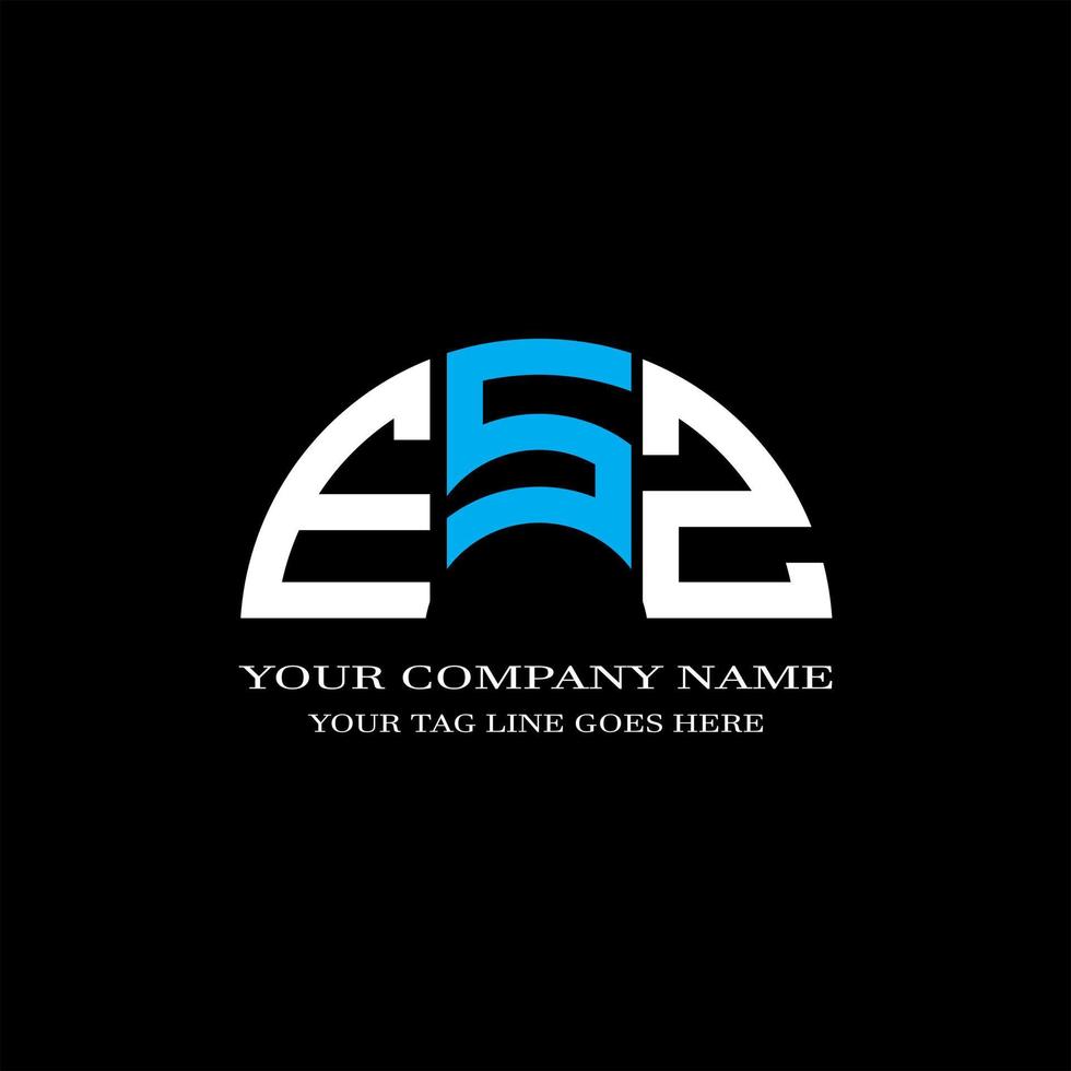 esz letter logo creatief ontwerp met vectorafbeelding vector