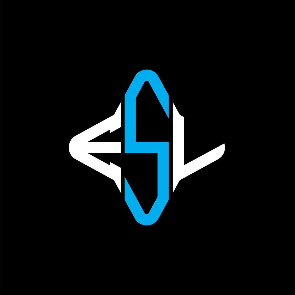 esv letter logo creatief ontwerp met vectorafbeelding vector