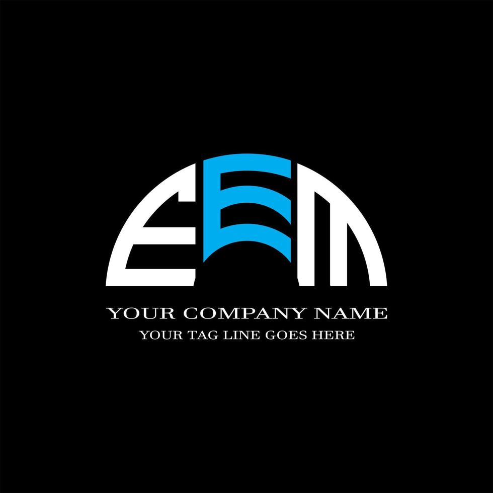 eem letter logo creatief ontwerp met vectorafbeelding vector
