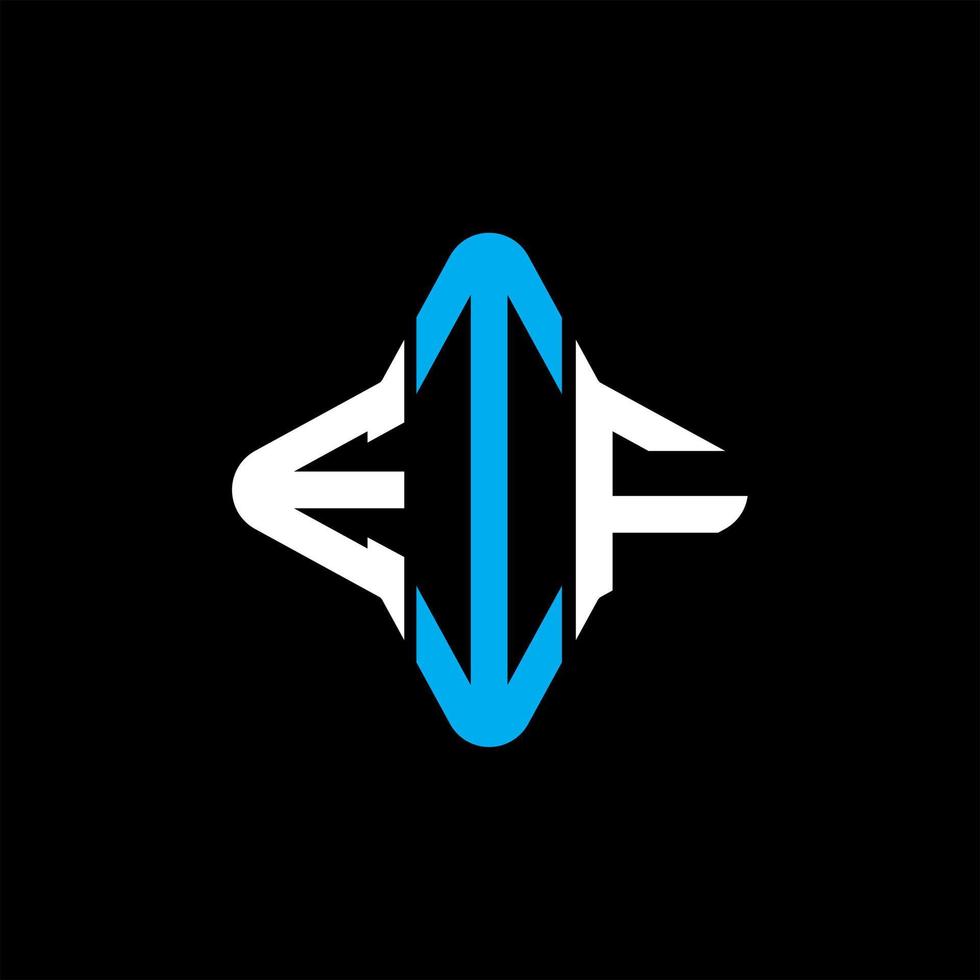 eif letter logo creatief ontwerp met vectorafbeelding vector