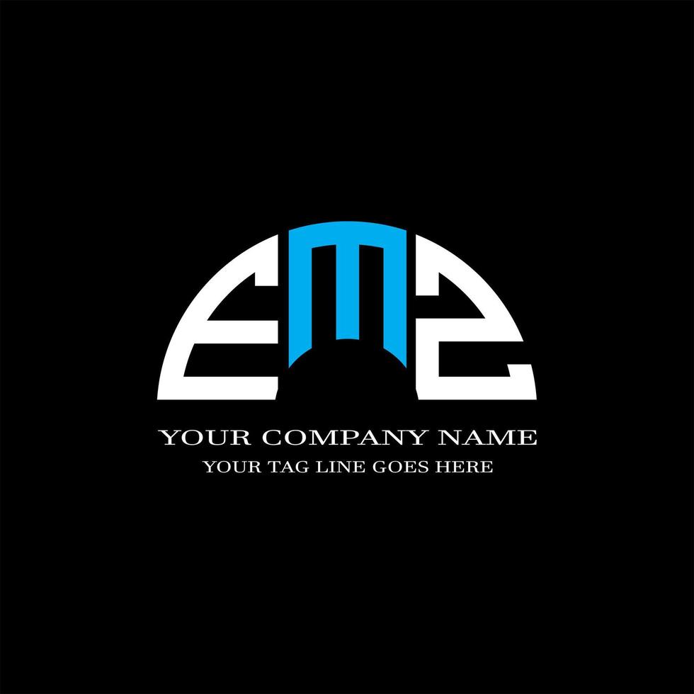 emz letter logo creatief ontwerp met vectorafbeelding vector
