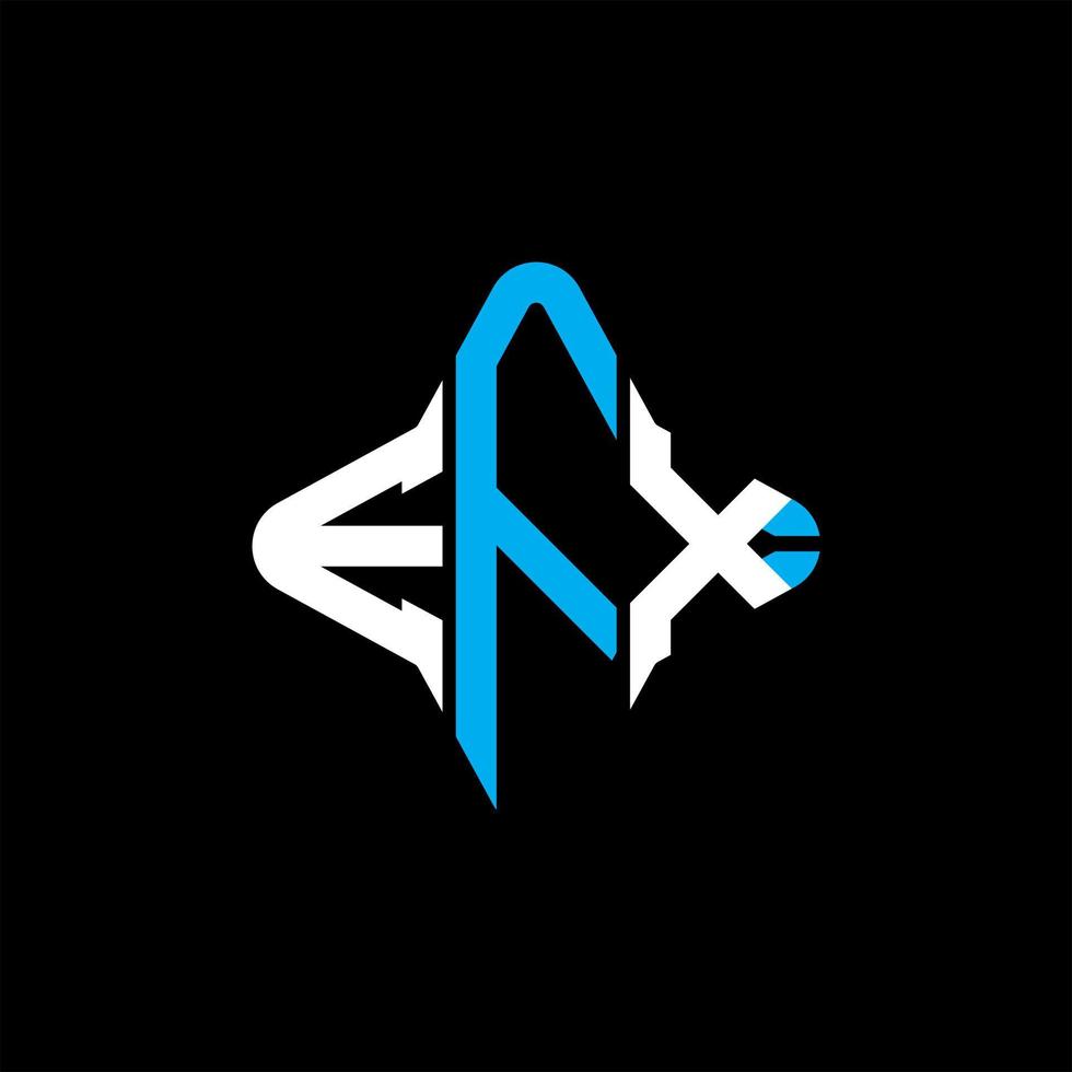 efx letter logo creatief ontwerp met vectorafbeelding vector