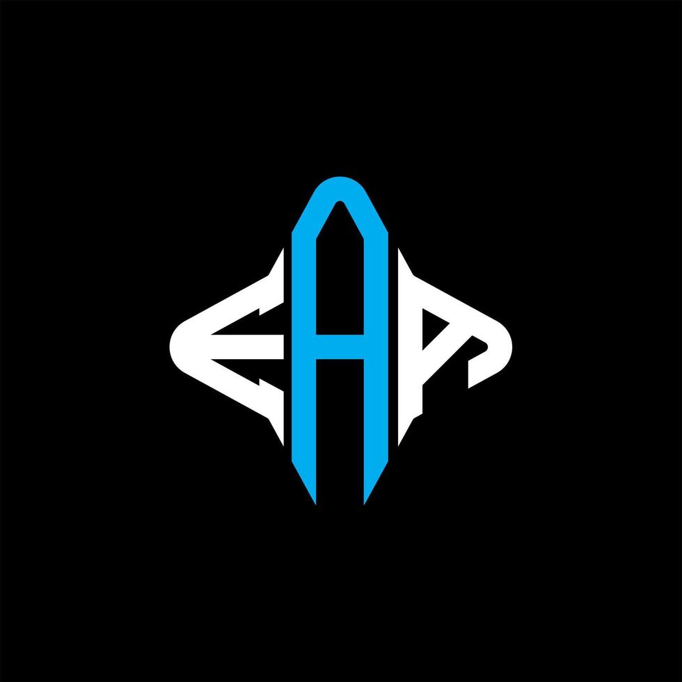 eaa letter logo creatief ontwerp met vectorafbeelding vector