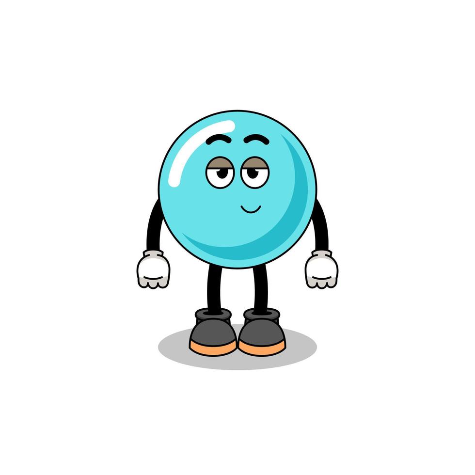 bubble cartoon paar met verlegen pose vector