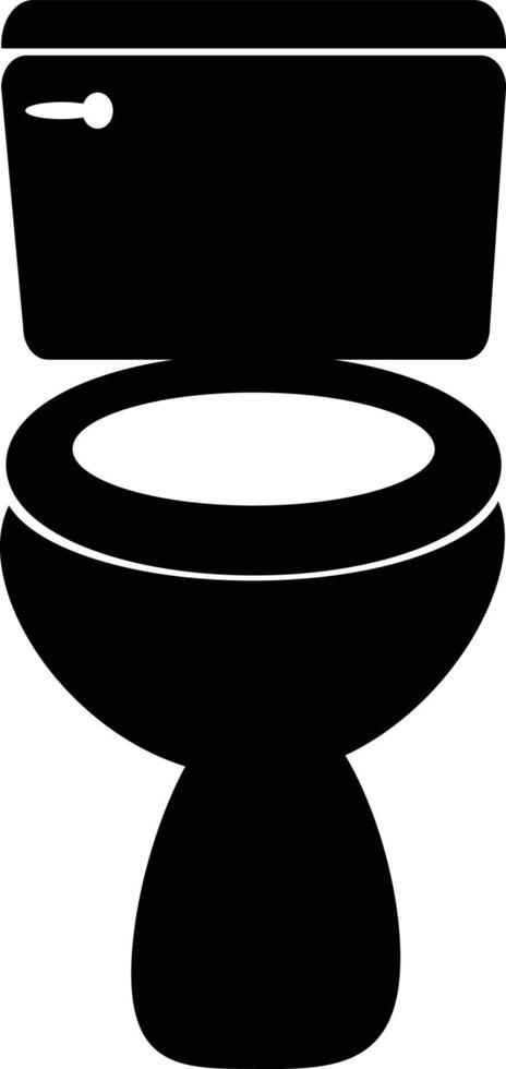 toilet icoon. toilet teken. vlakke stijl. vector