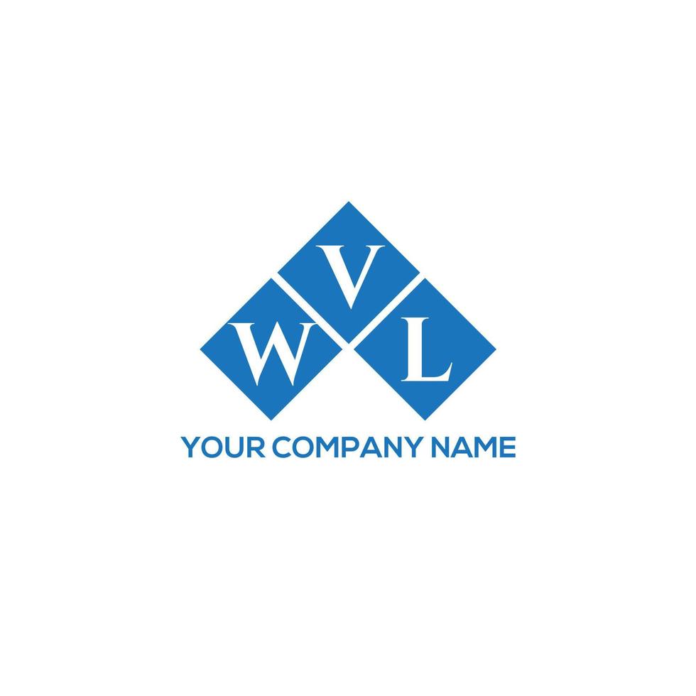 wvl creatieve initialen brief logo concept. wvl brief ontwerp. wvl brief logo ontwerp op witte achtergrond. wvl creatieve initialen brief logo concept. wvl brief ontwerp. vector