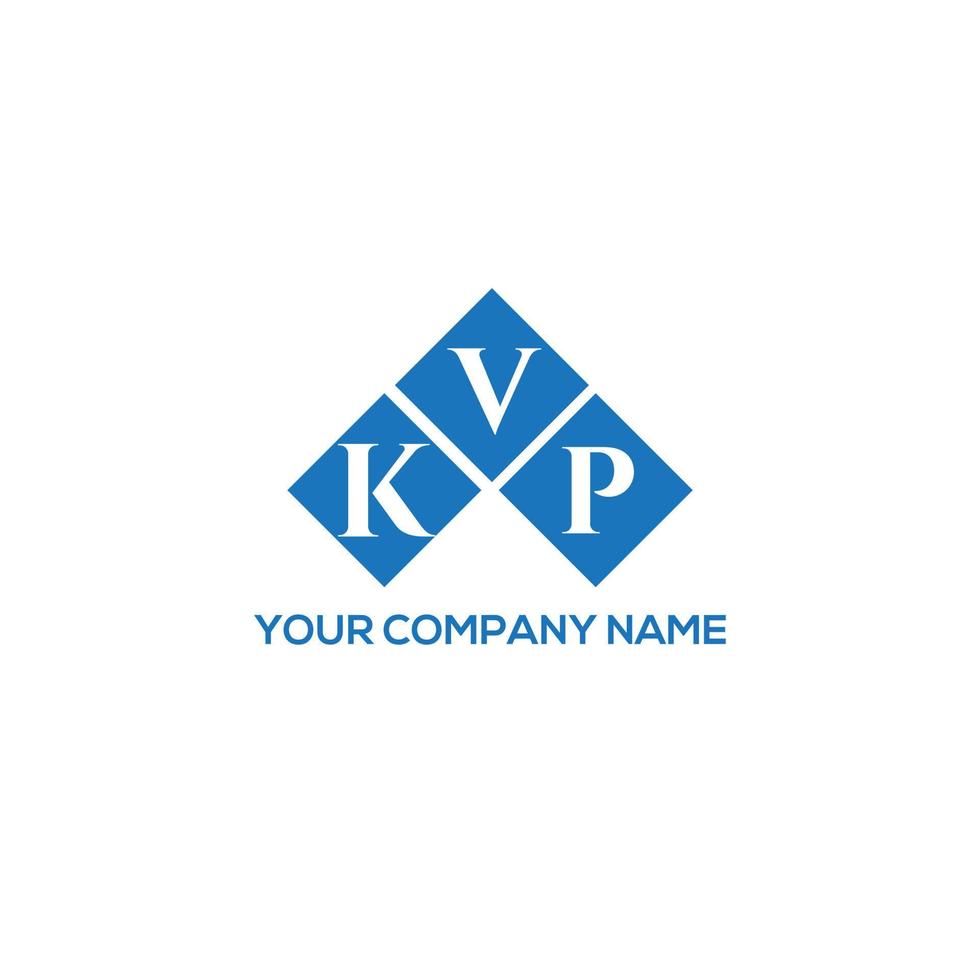 kvp brief logo ontwerp op witte achtergrond. kvp creatieve initialen brief logo concept. kvp brief ontwerp. vector