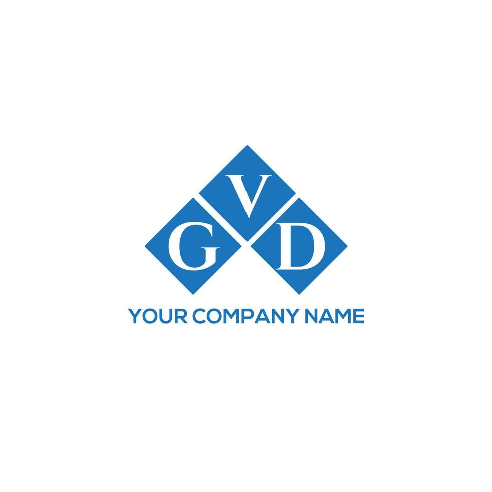 gvd brief logo ontwerp op witte achtergrond. gvd creatieve initialen brief logo concept. gvd-briefontwerp. vector