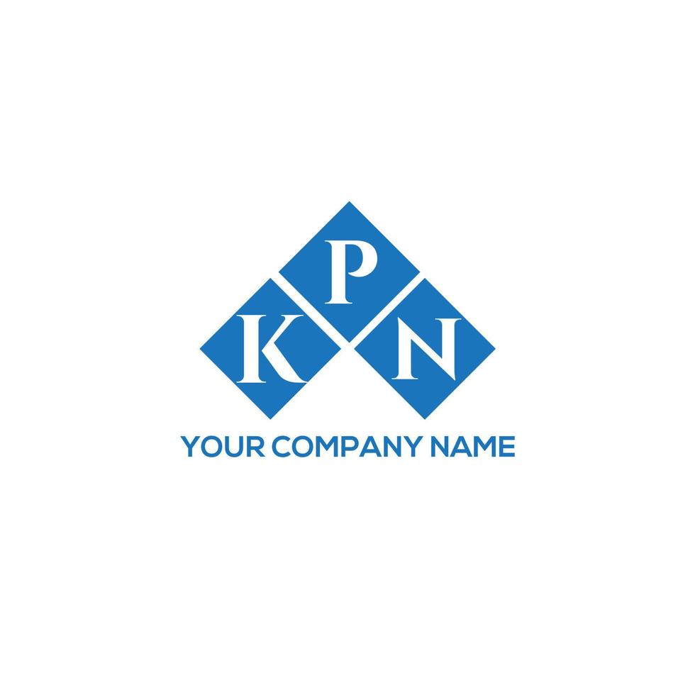 kpn brief logo ontwerp op witte achtergrond. kpn creatieve initialen brief logo concept. kpn brief ontwerp. vector
