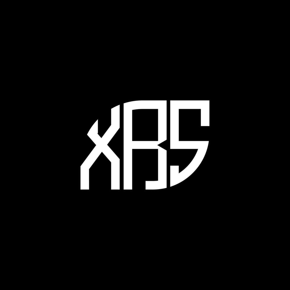 xrs brief logo ontwerp op zwarte achtergrond. xrs creatieve initialen brief logo concept. xrs brief ontwerp. vector