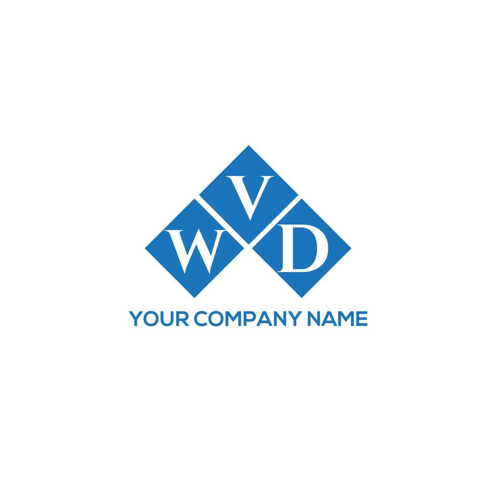 wvd brief logo ontwerp op witte achtergrond. wvd creatieve initialen brief logo concept. wvd brief ontwerp. vector