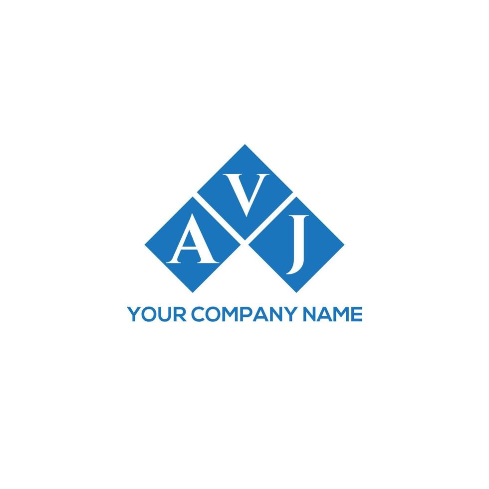 AV brief logo ontwerp op witte achtergrond. avj creatieve initialen brief logo concept. avj brief ontwerp. vector