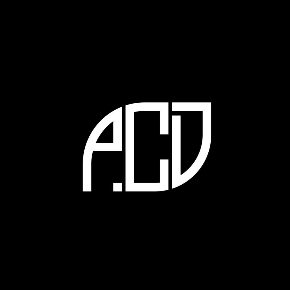 pcd brief logo ontwerp op zwarte background.pcd creatieve initialen brief logo concept.pcd vector brief ontwerp.