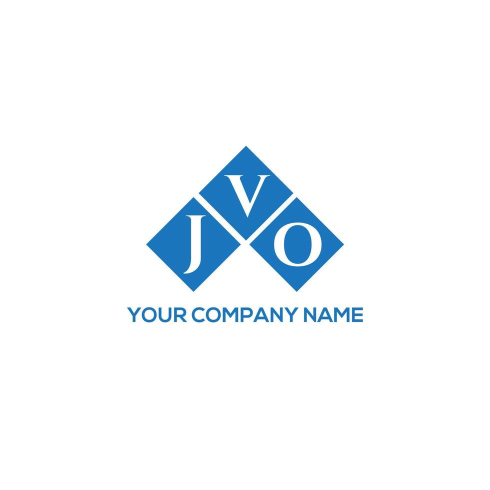 jvo brief logo ontwerp op witte achtergrond. jvo creatieve initialen brief logo concept. jvo brief ontwerp. vector