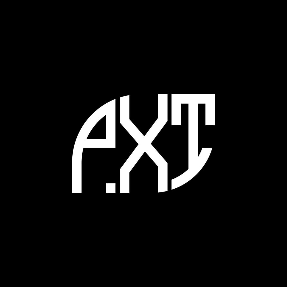 pxt brief logo ontwerp op zwarte background.pxt creatieve initialen brief logo concept.pxt vector brief ontwerp.