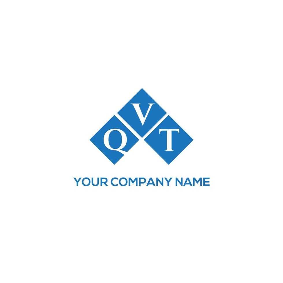 qvt brief logo ontwerp op witte achtergrond. qvt creatieve initialen brief logo concept. qvt brief ontwerp. vector