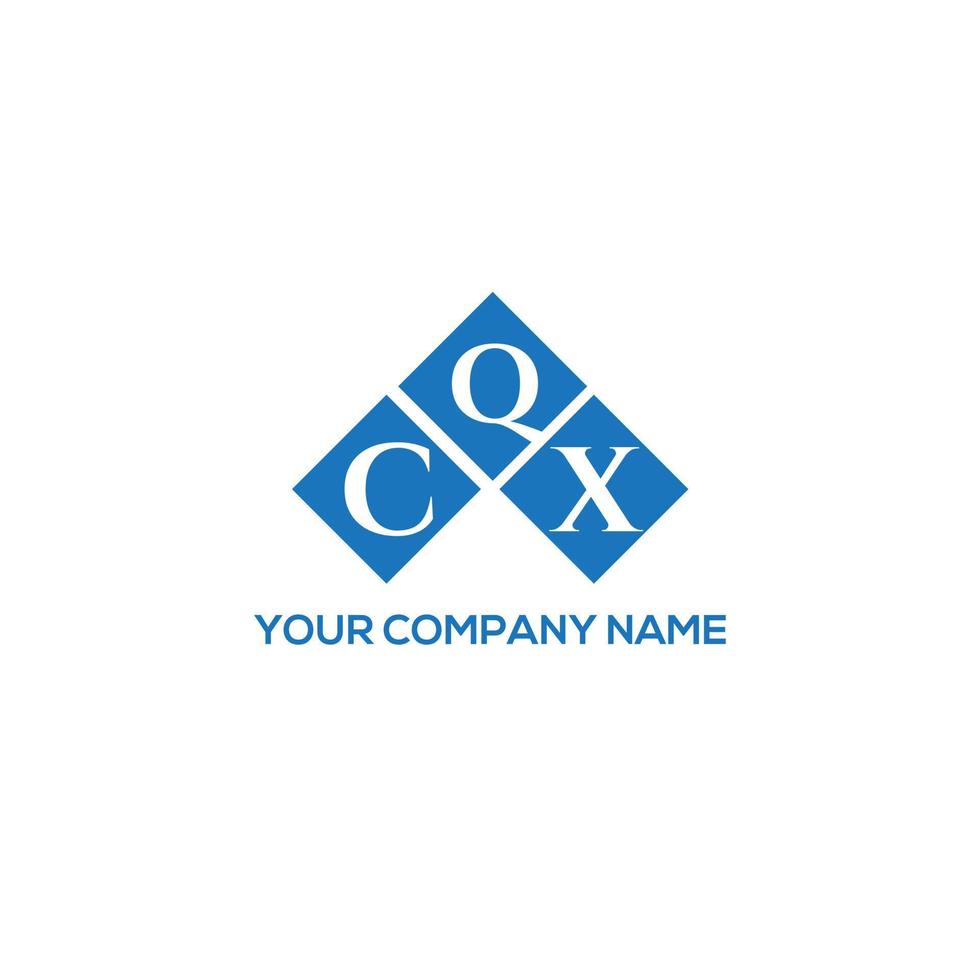 cqx brief logo ontwerp op witte achtergrond. cqx creatieve initialen brief logo concept. cqx brief ontwerp. vector