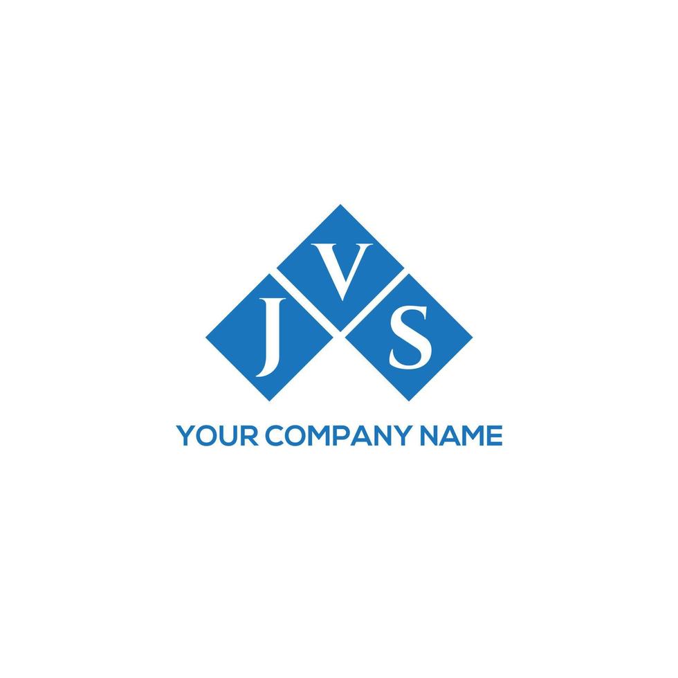 jvs brief logo ontwerp op witte achtergrond. jvs creatieve initialen brief logo concept. jvs brief ontwerp. vector