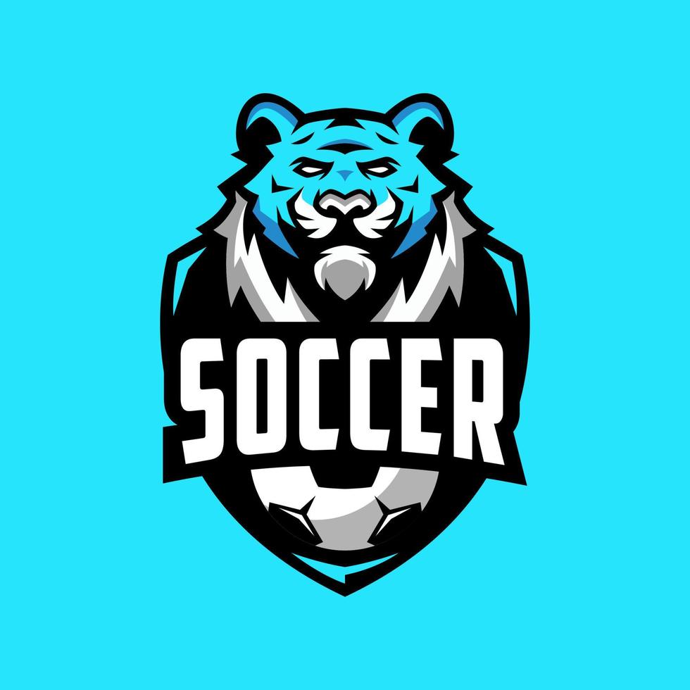 voetbalclub sport logo ontwerp premium vector