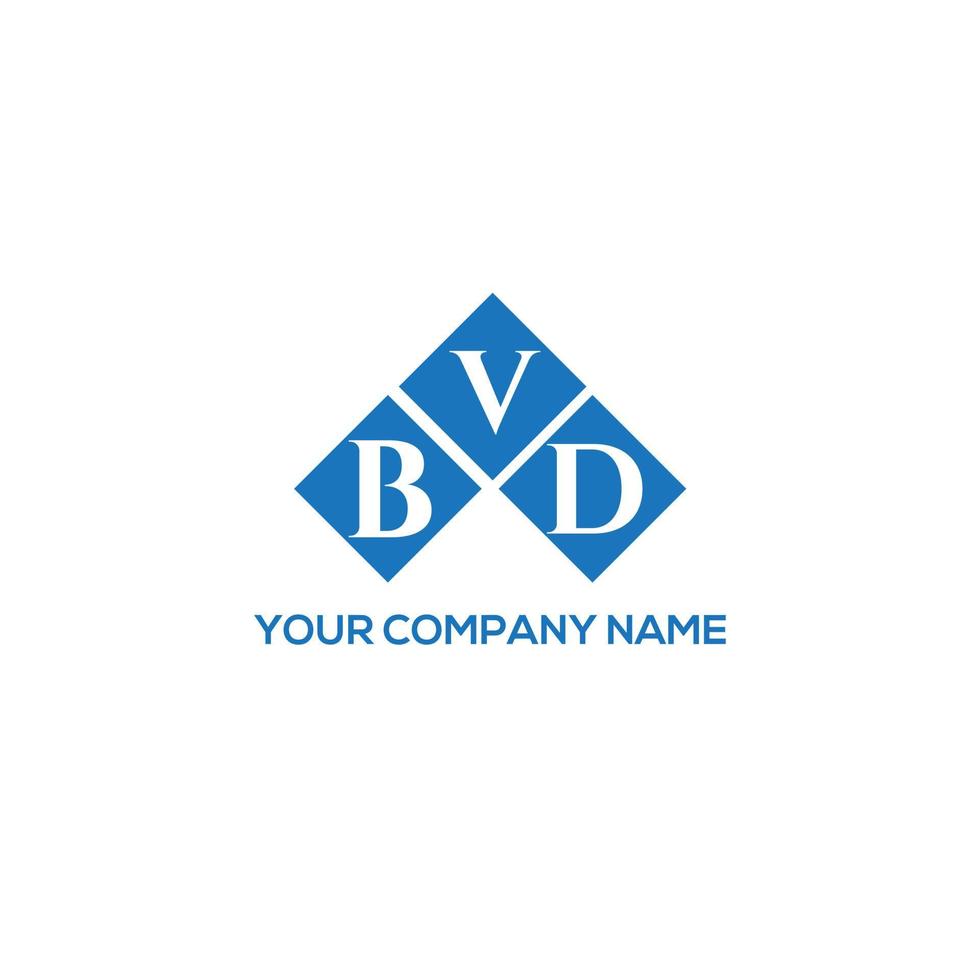 bvd brief logo ontwerp op witte achtergrond. bvd creatieve initialen brief logo concept. bvd brief ontwerp. vector