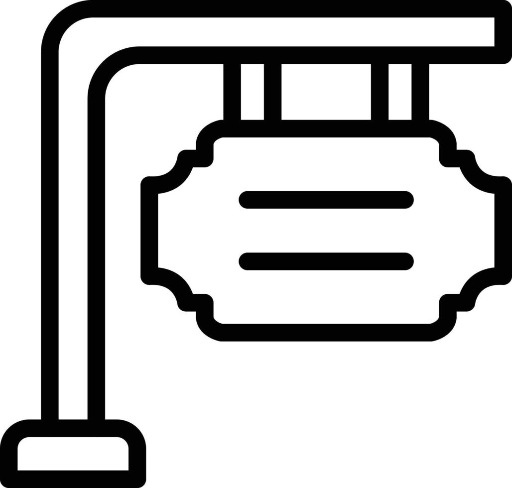 uithangbord vector pictogram ontwerp illustratie