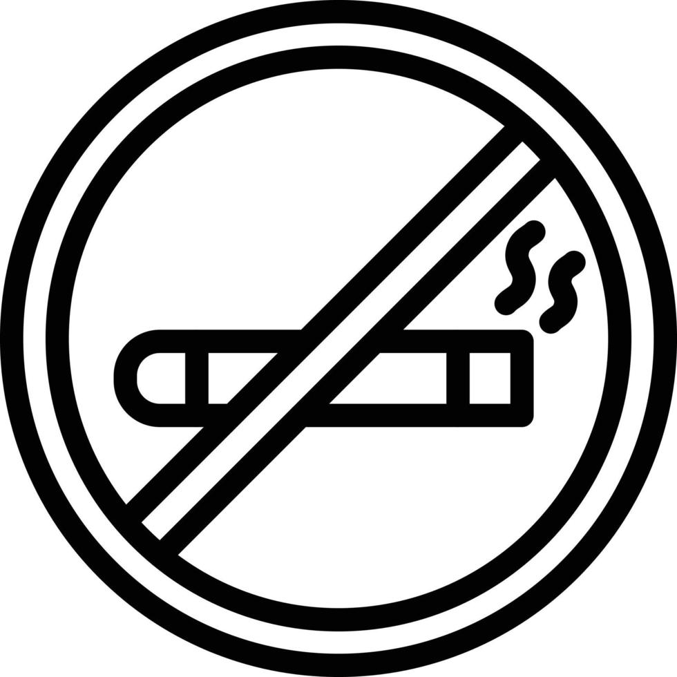 niet roken vector pictogram ontwerp illustratie