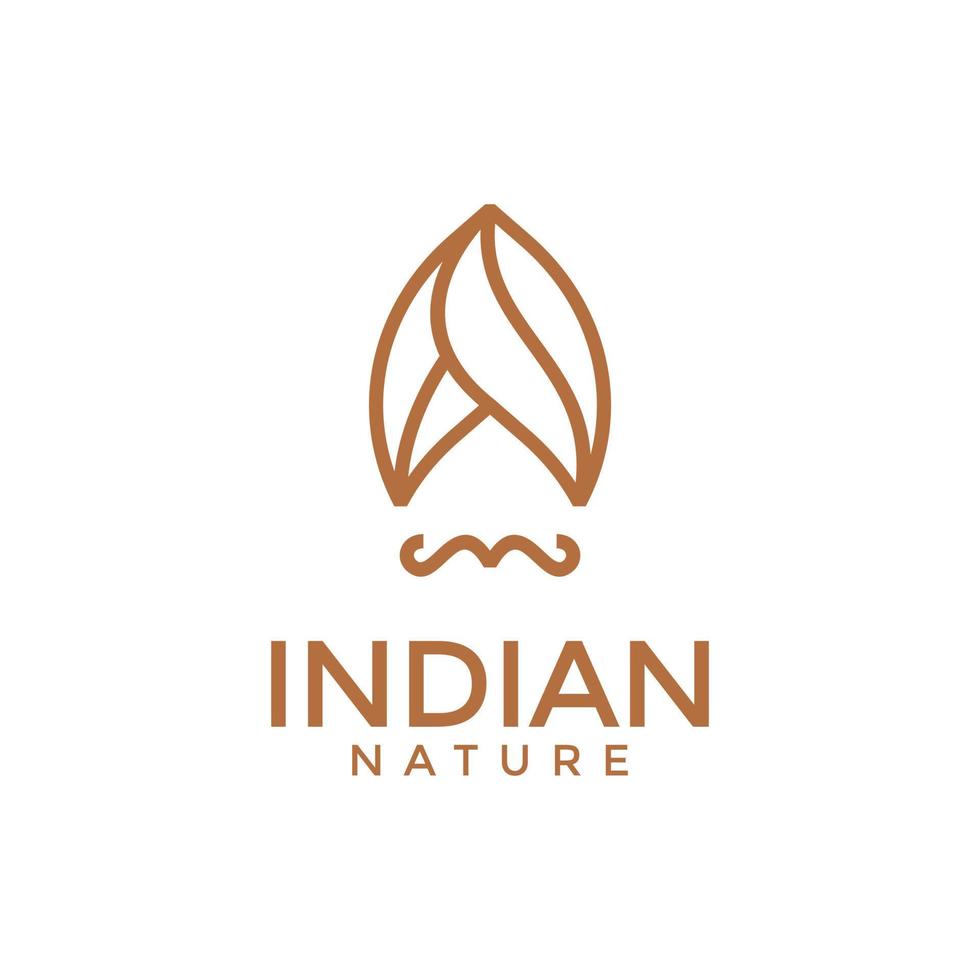 natuur en gezondheidszorg voor Indiaas medisch logo-ontwerp vector