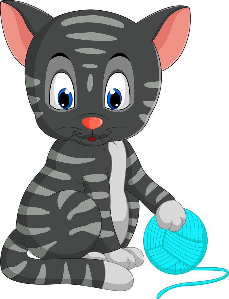 schattige kat cartoon vector