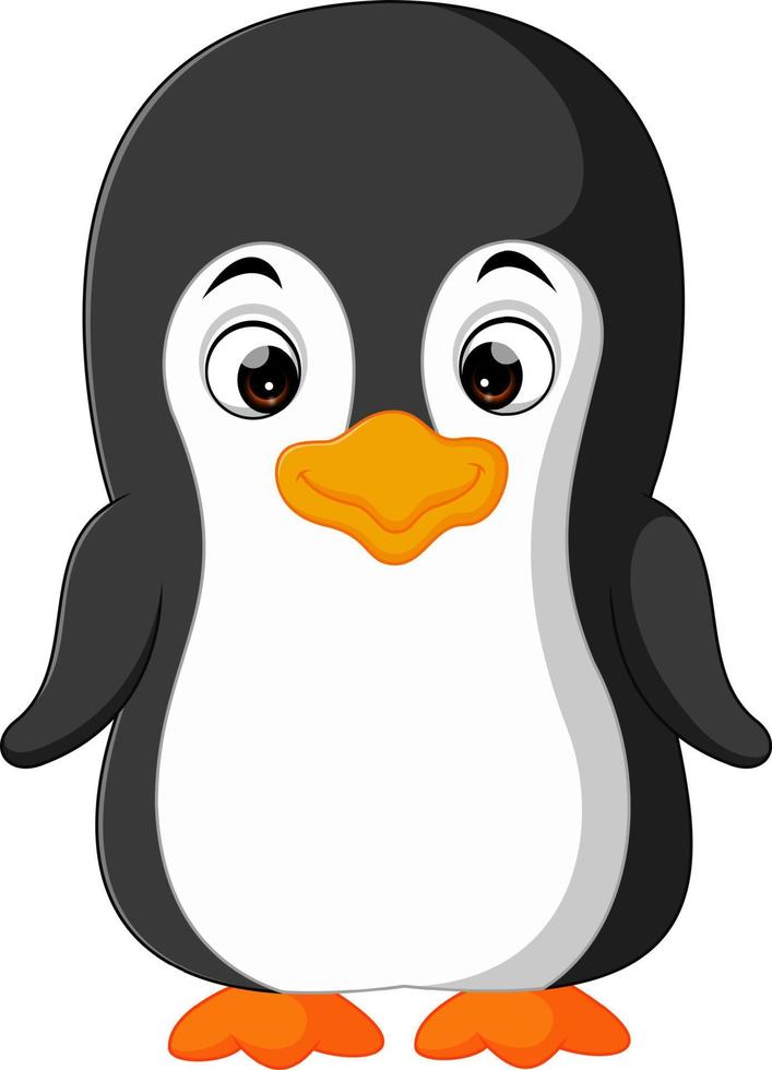 schattige pinguïn cartoon vector