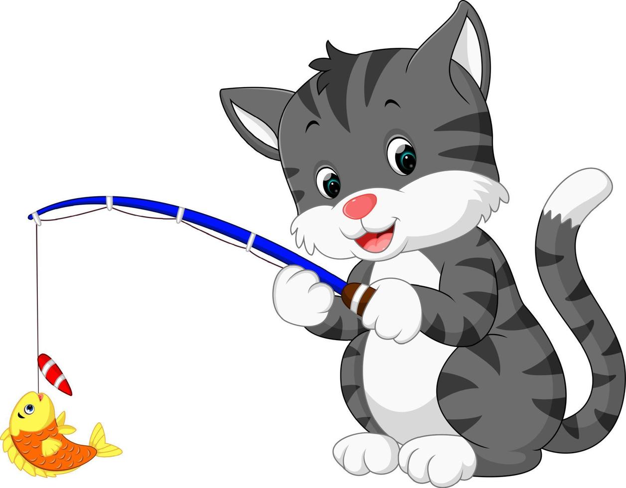 schattige kat cartoon vector