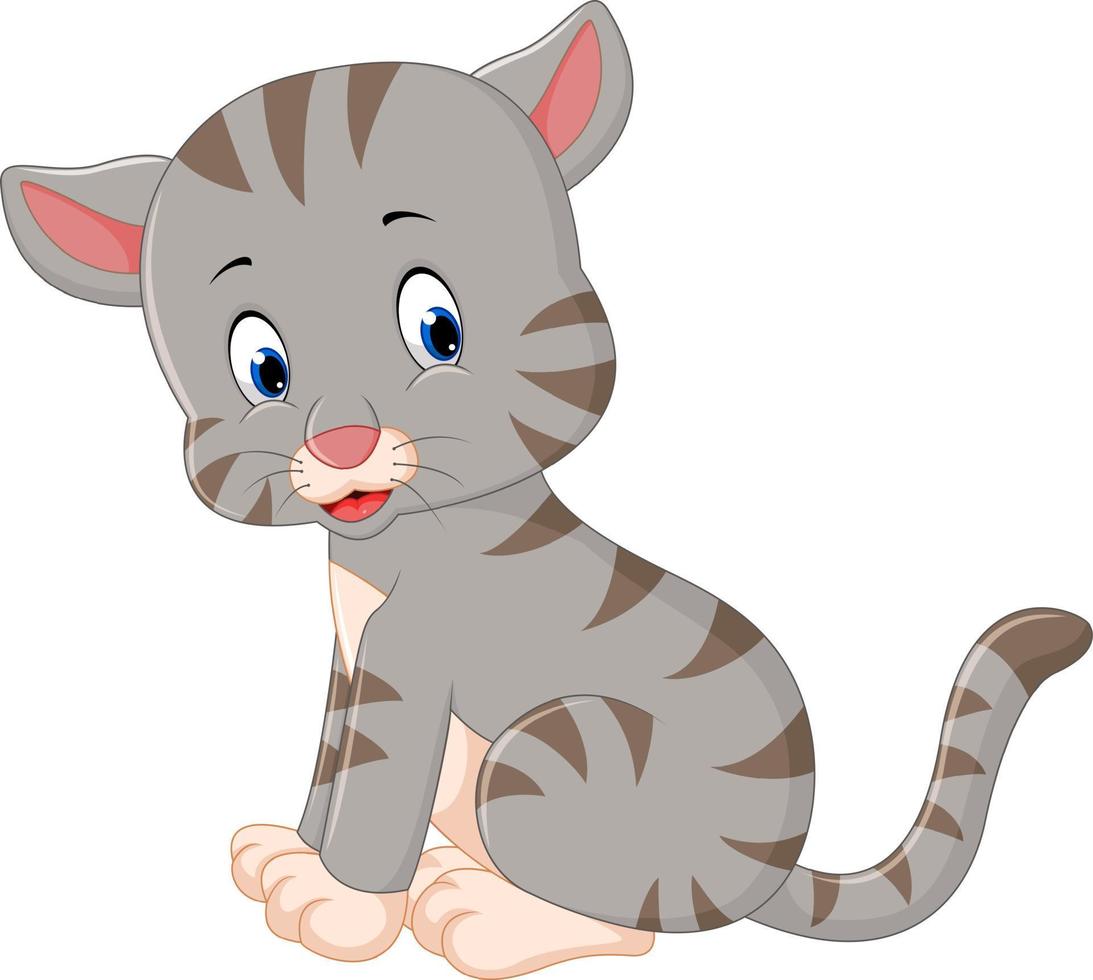 schattige kat cartoon vector