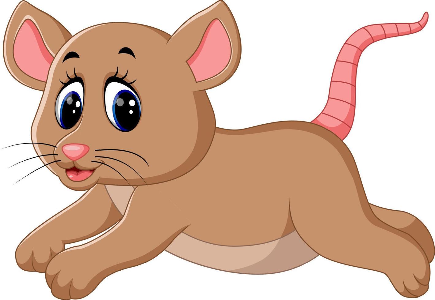 schattige muis cartoon vector