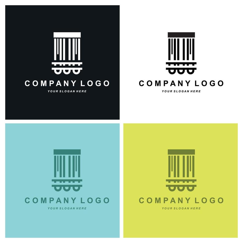 logo letter u corporate brand design, vector lettertype illustratie