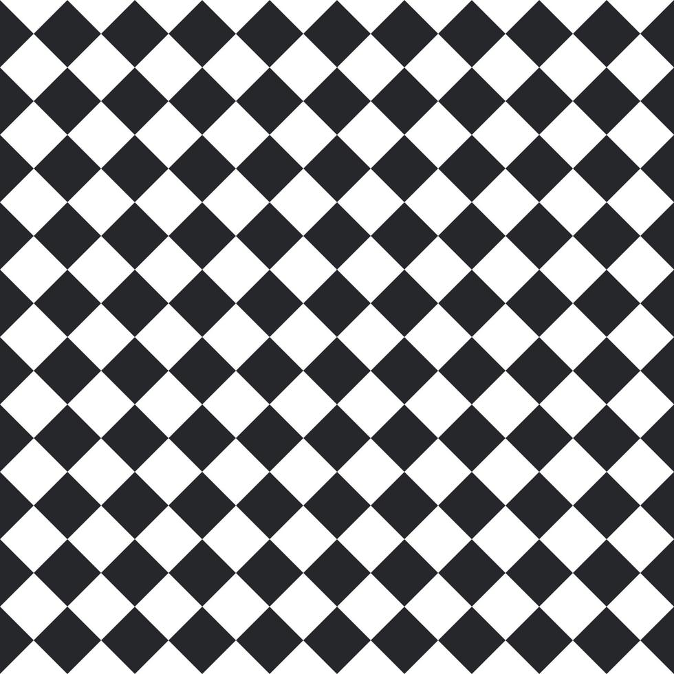 schaken geometrische naadloze retro patroon vintage zwart-wit background vector