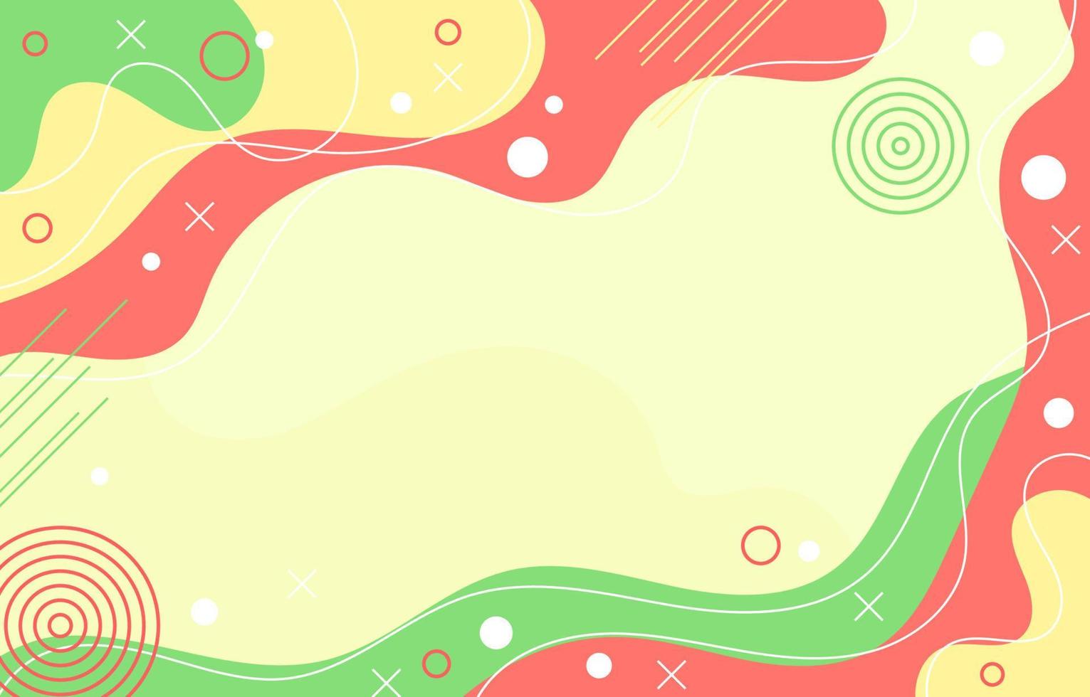 abstracte vloeistof memphis doodle achtergrond vector