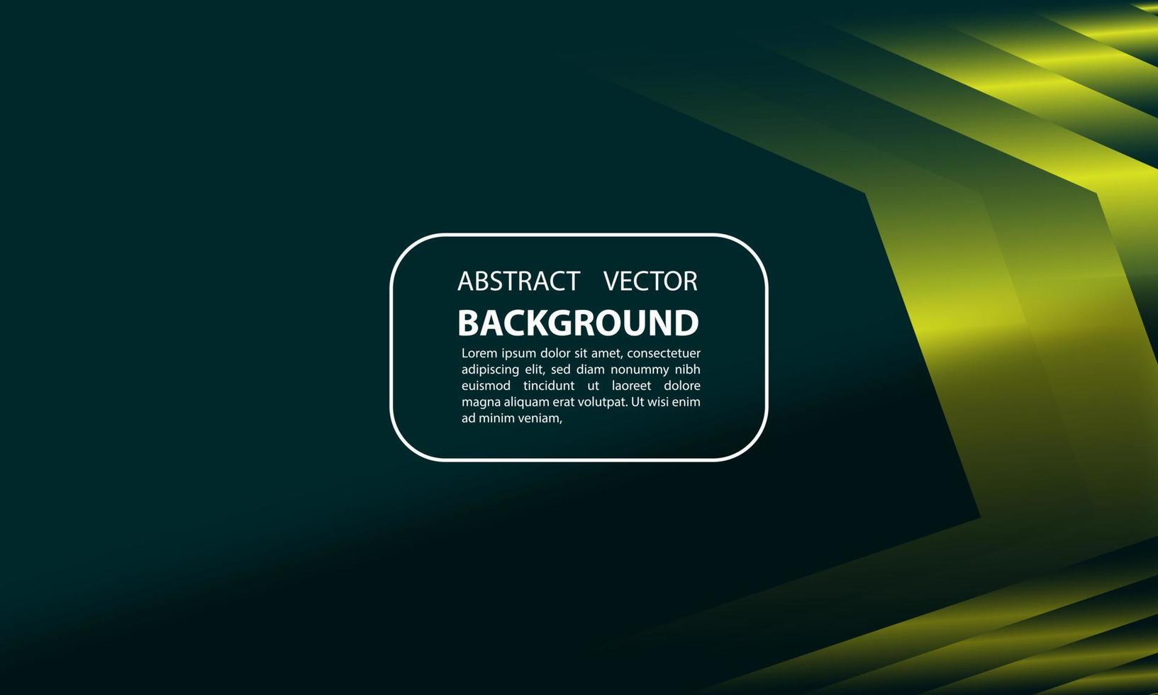 abstracte achtergrond geometrische gradiënt schaduw overlay smaragd groene en gele kleuren met moderne trendy futuristische stijl voor posters, banners, vector design eps 10