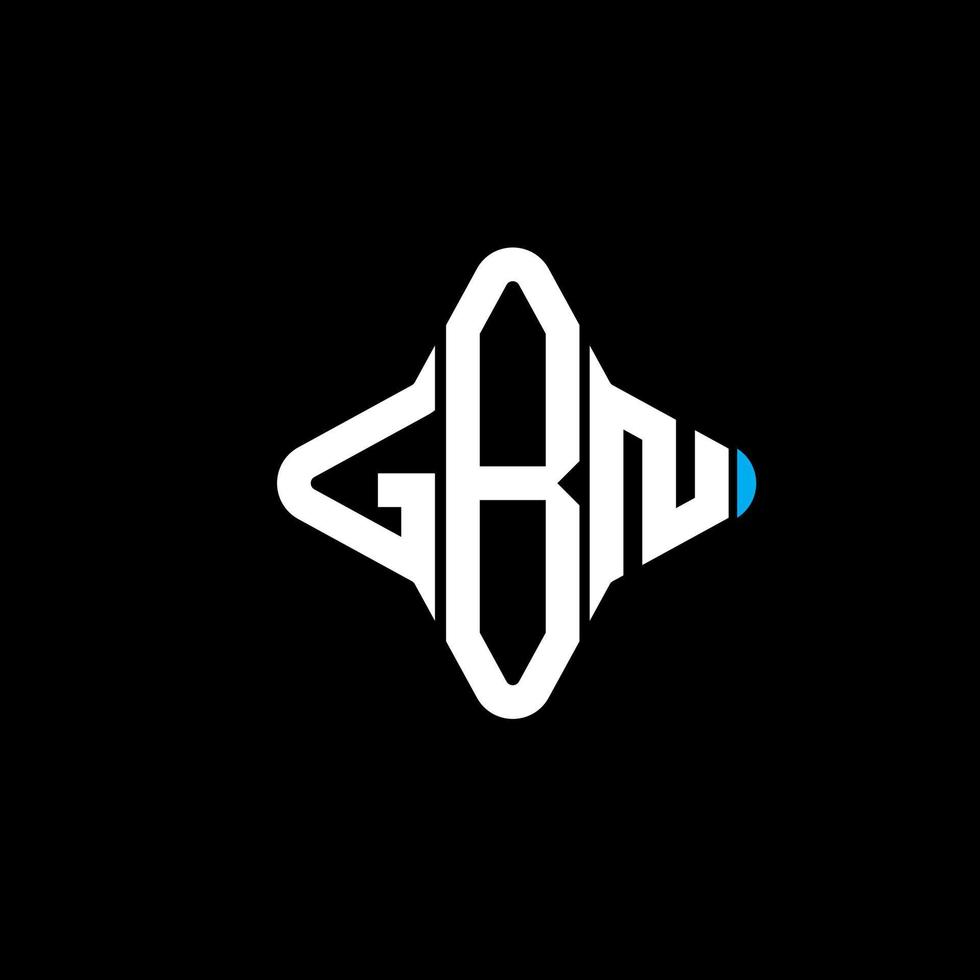 gbn letter logo creatief ontwerp met vectorafbeelding vector