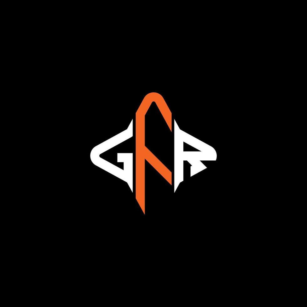 gfr letter logo creatief ontwerp met vectorafbeelding vector