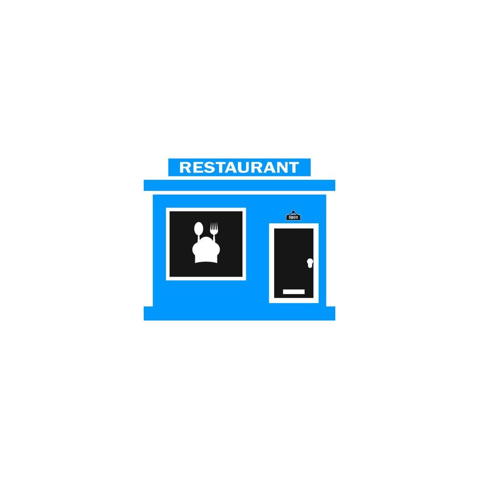 restaurant pictogram kleurrijke vector