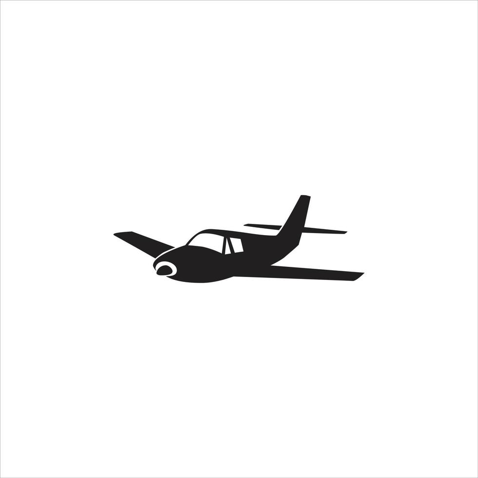 vliegtuig pictogram logo ontwerpsjabloon. vector