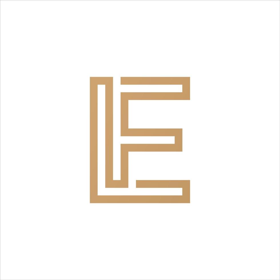 letter e logo pictogram ontwerp vector illustratie sjabloon. moderne lijntekeningen.