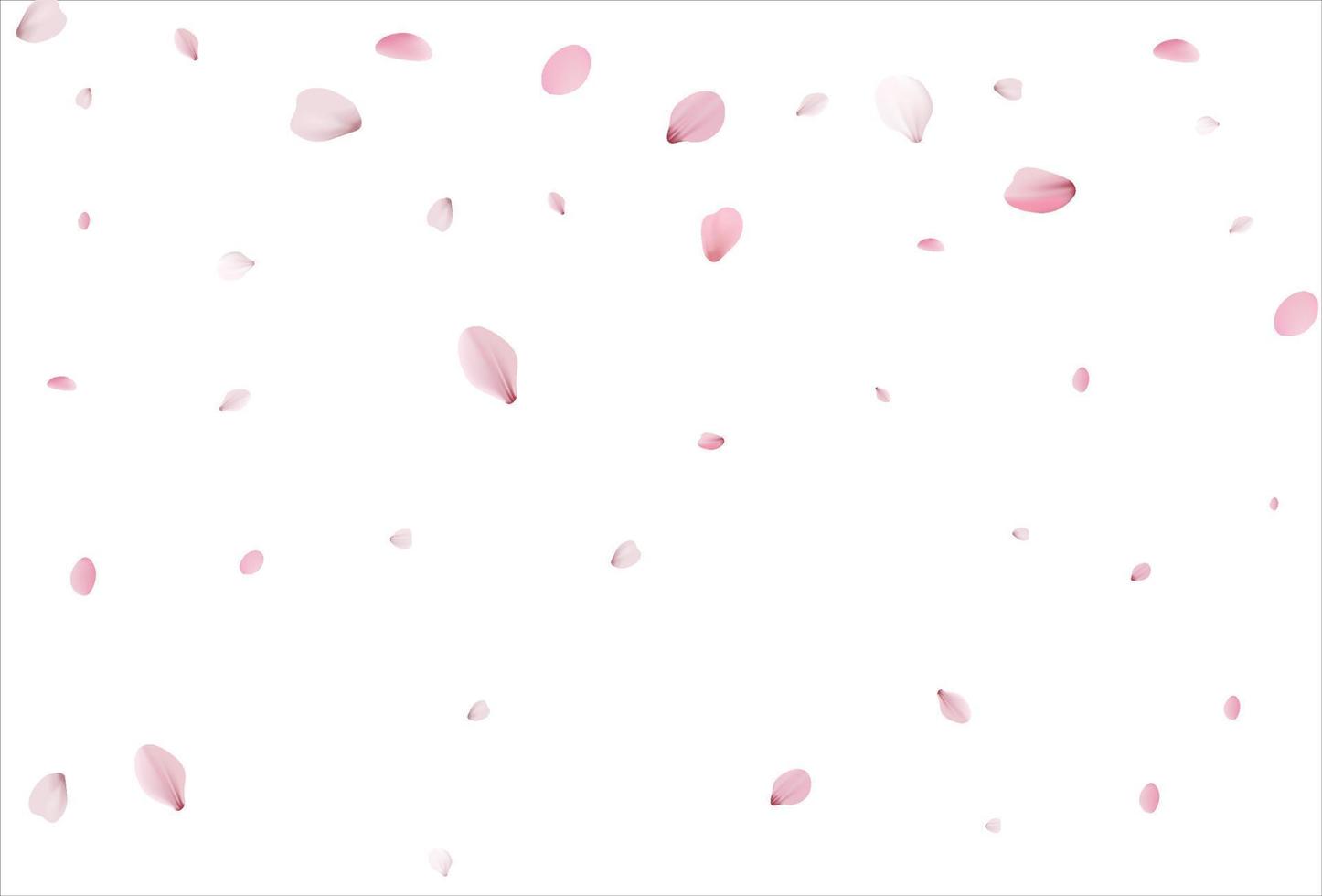 sakura bloemblaadjes achtergrond. kersenbloemblaadjes vector